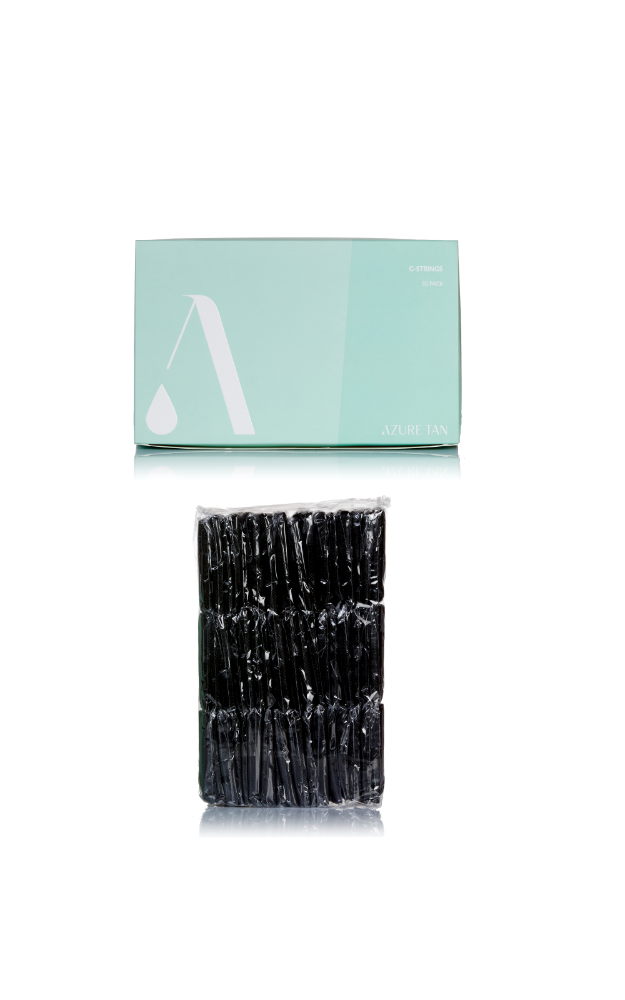 G-strings (Black) - 1000pk Box and Packaging