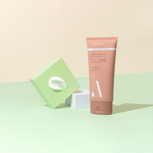 Nourish & Glow Gradual Tan Lotion On Application