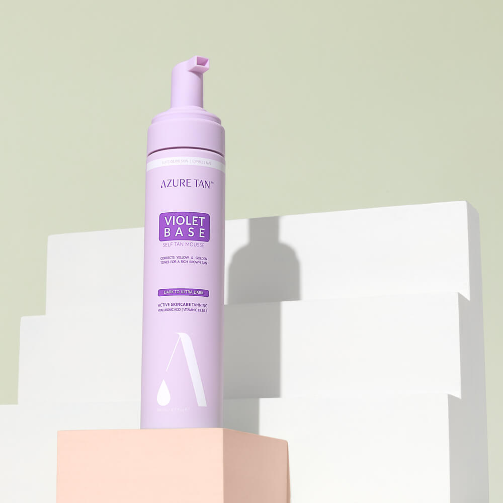 Self Tan Mousse Violet Base Dark To Ultra Dark