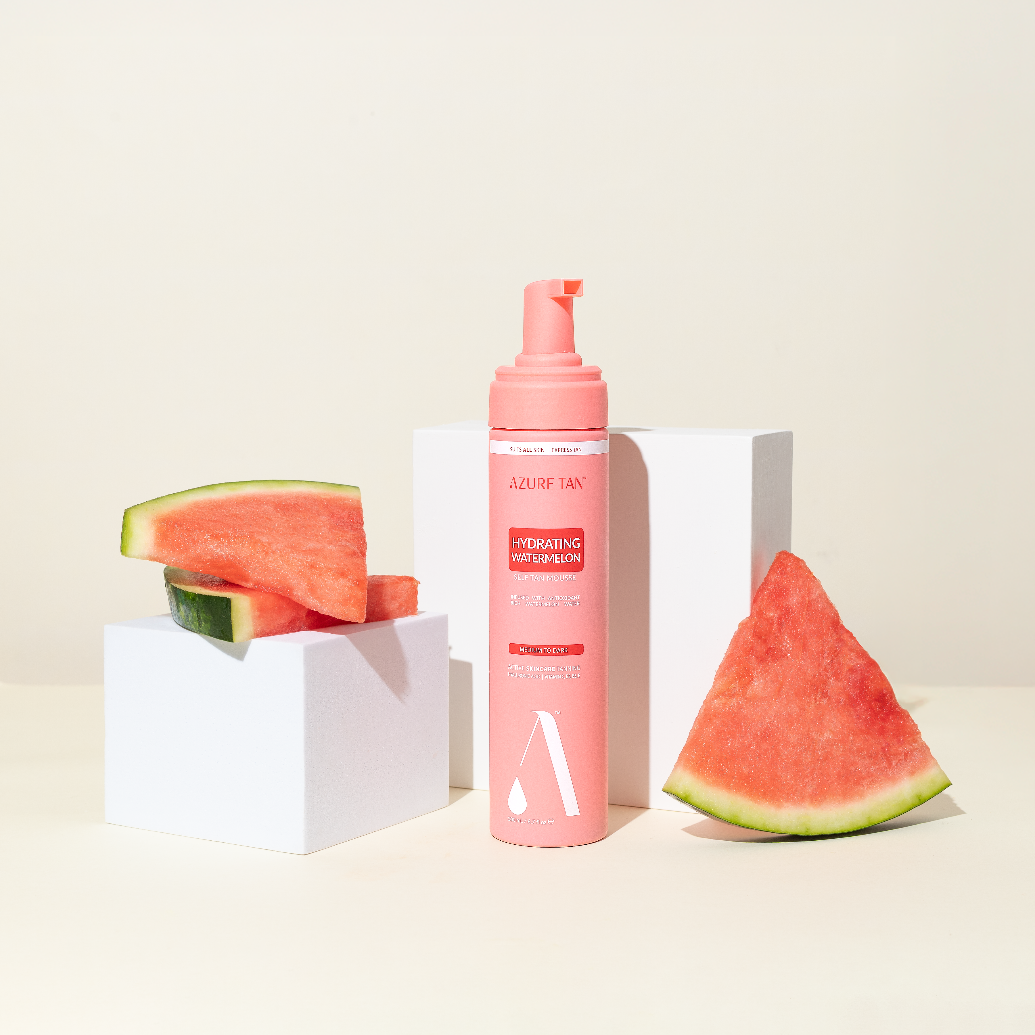 SELF TAN MOUSSE - HYDRATING WATERMELON - MEDIUM TO DARK