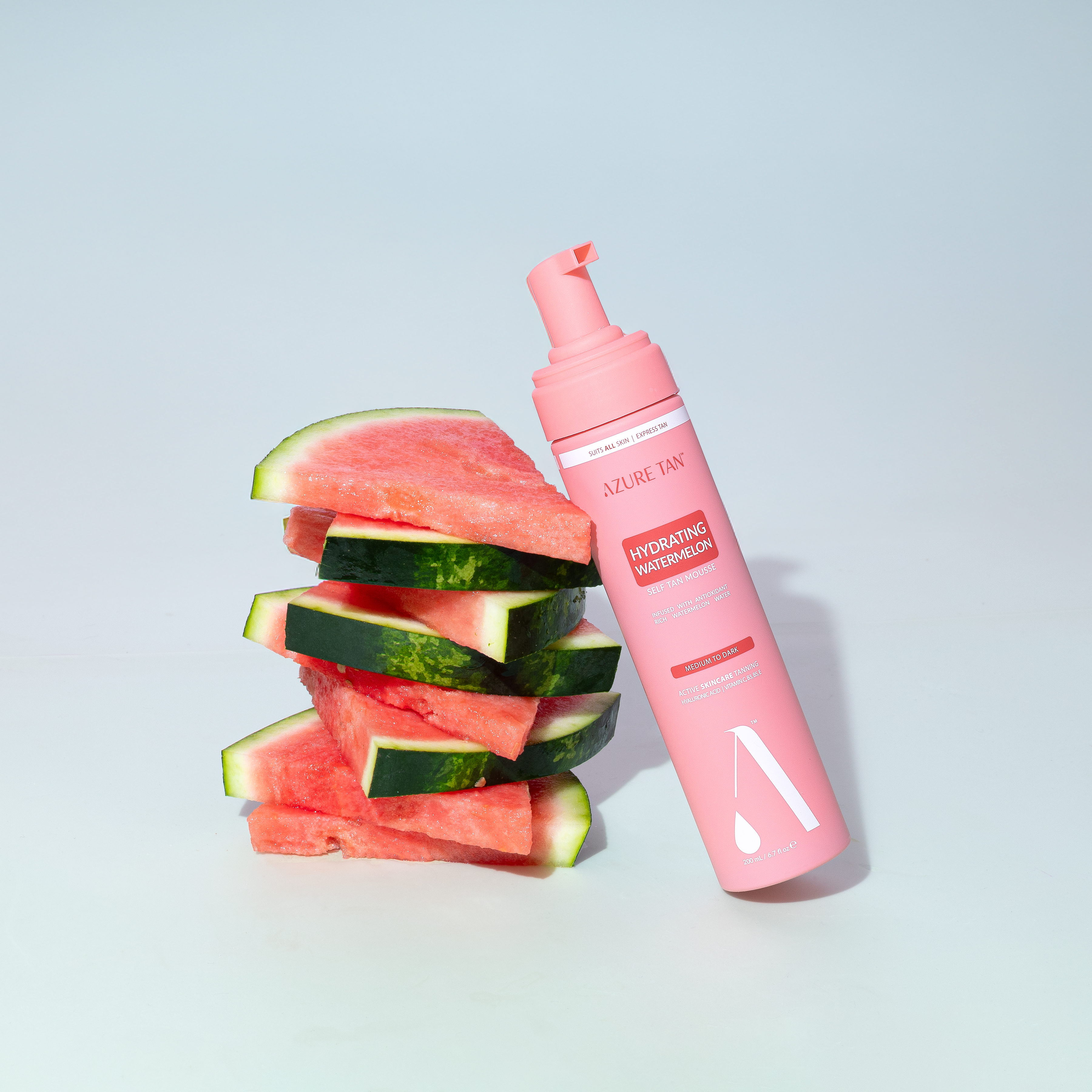 SELF TAN MOUSSE - HYDRATING WATERMELON - MEDIUM TO DARK